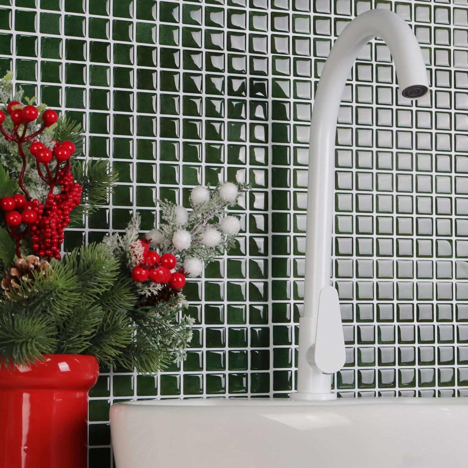 20pcs 3D Mosaic Style Wall Sti - огляд і ціна Ceramic Tile Blank