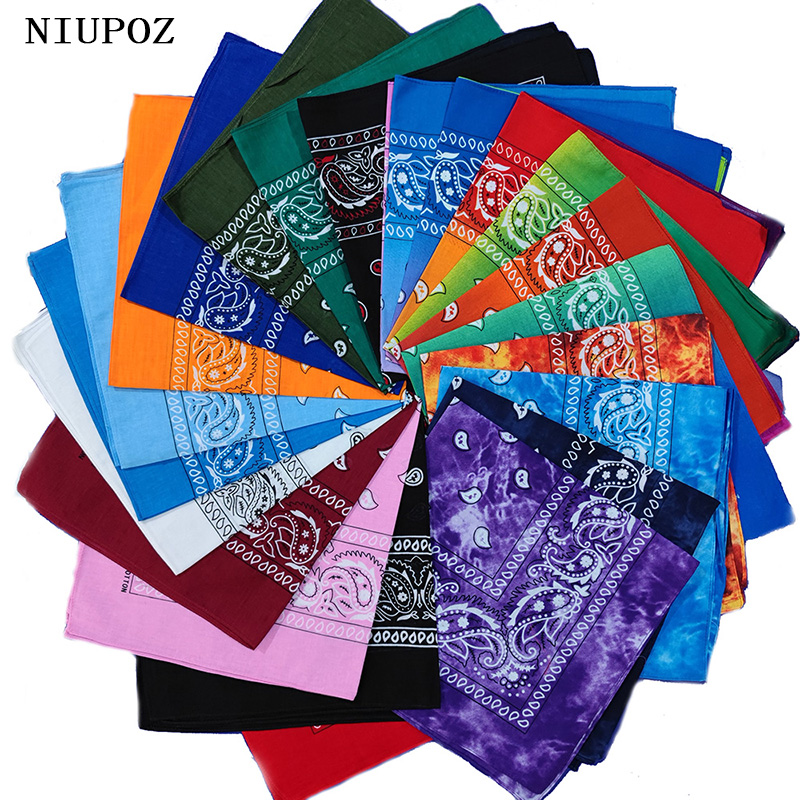 Fashion Unisex Black Paisley H - огляд і ціна Bandana Blank White