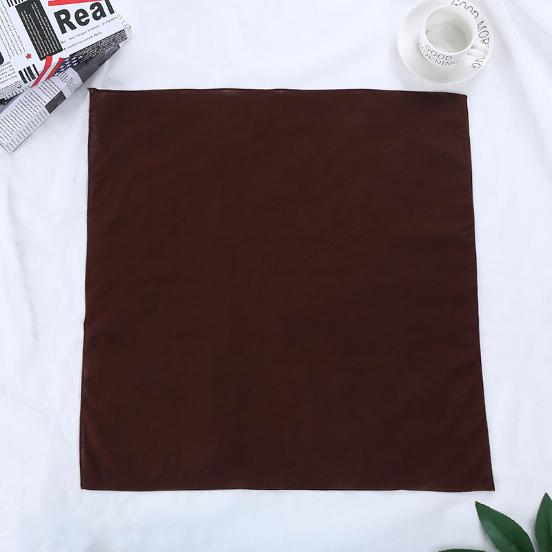 Headscarf Cotton Solid Color R - огляд і ціна Bandana Blank White