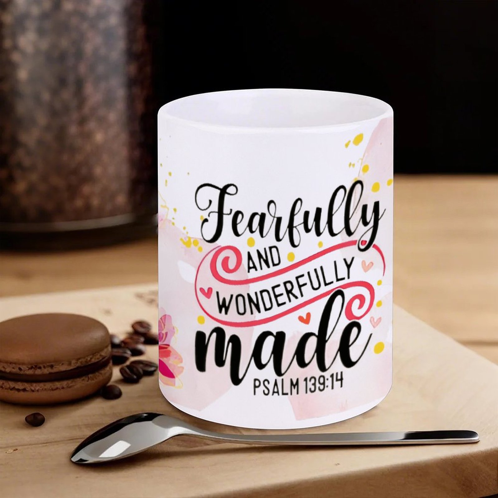 Fearfully And Wonderfully Made - огляд і ціна Sublimation Mug White