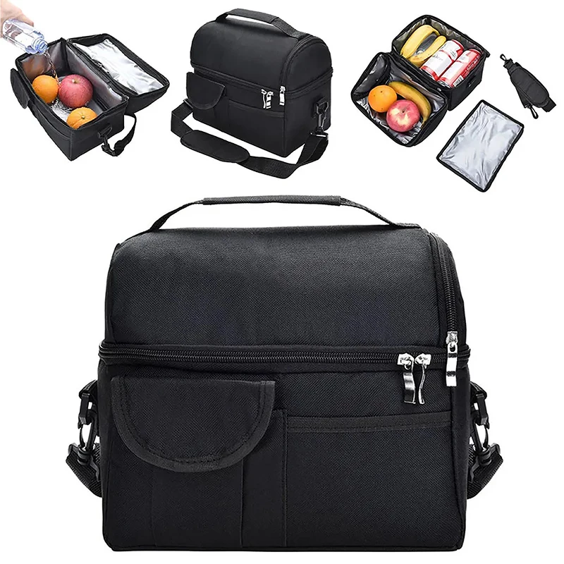 Large Insulated Lunch Box Leak - огляд і ціна Tote Bag Sublimation