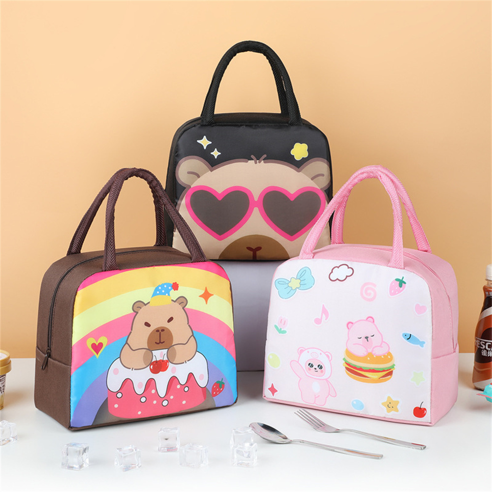 Cartoon Capybara Lunch Bag Ins - огляд і ціна Tote Bag Sublimation