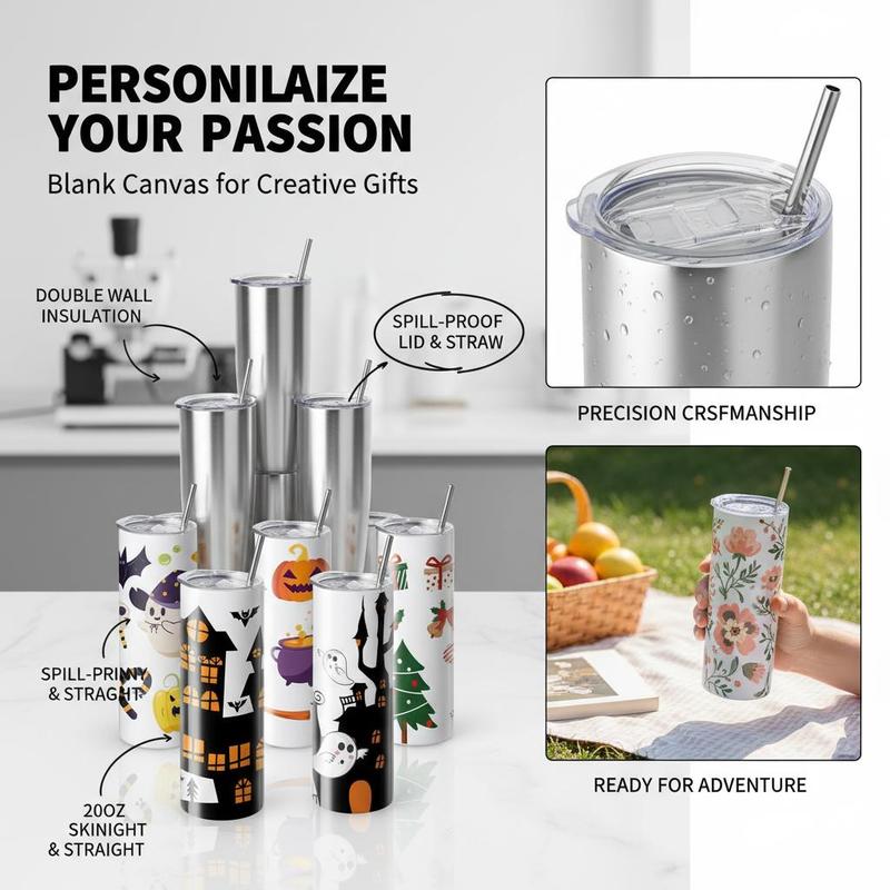 16 Pack Sublimation Insulated  - огляд і ціна Tumbler 20Oz White
