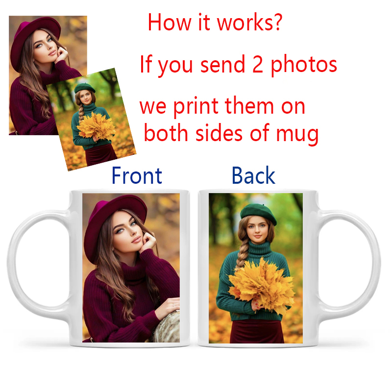 Personalized Your Photo Mug, C - огляд і ціна Sublimation Mug White