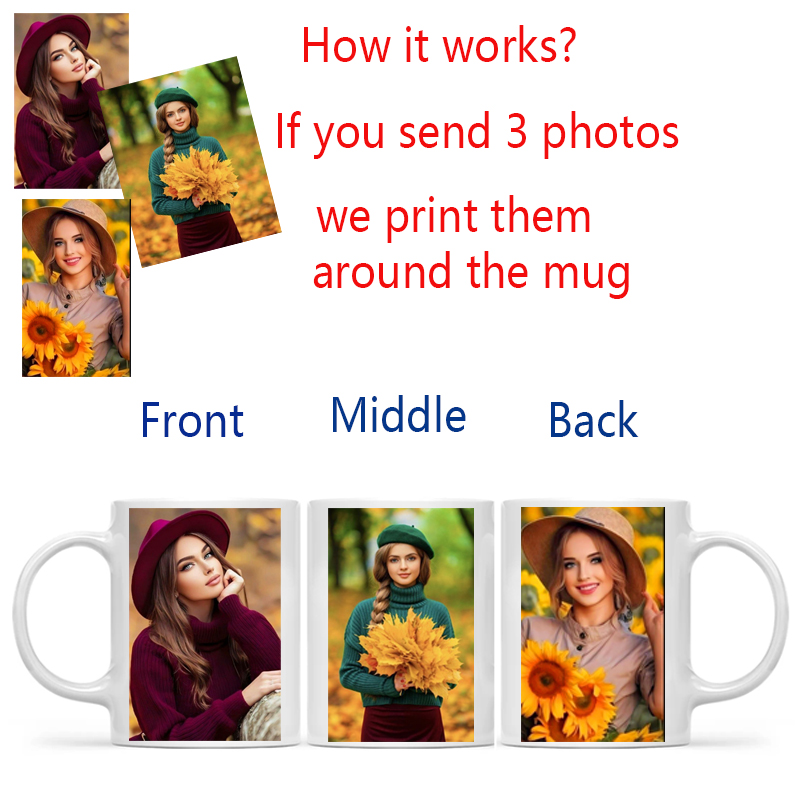 Personalized Your Photo Mug, C - огляд і ціна Sublimation Mug White