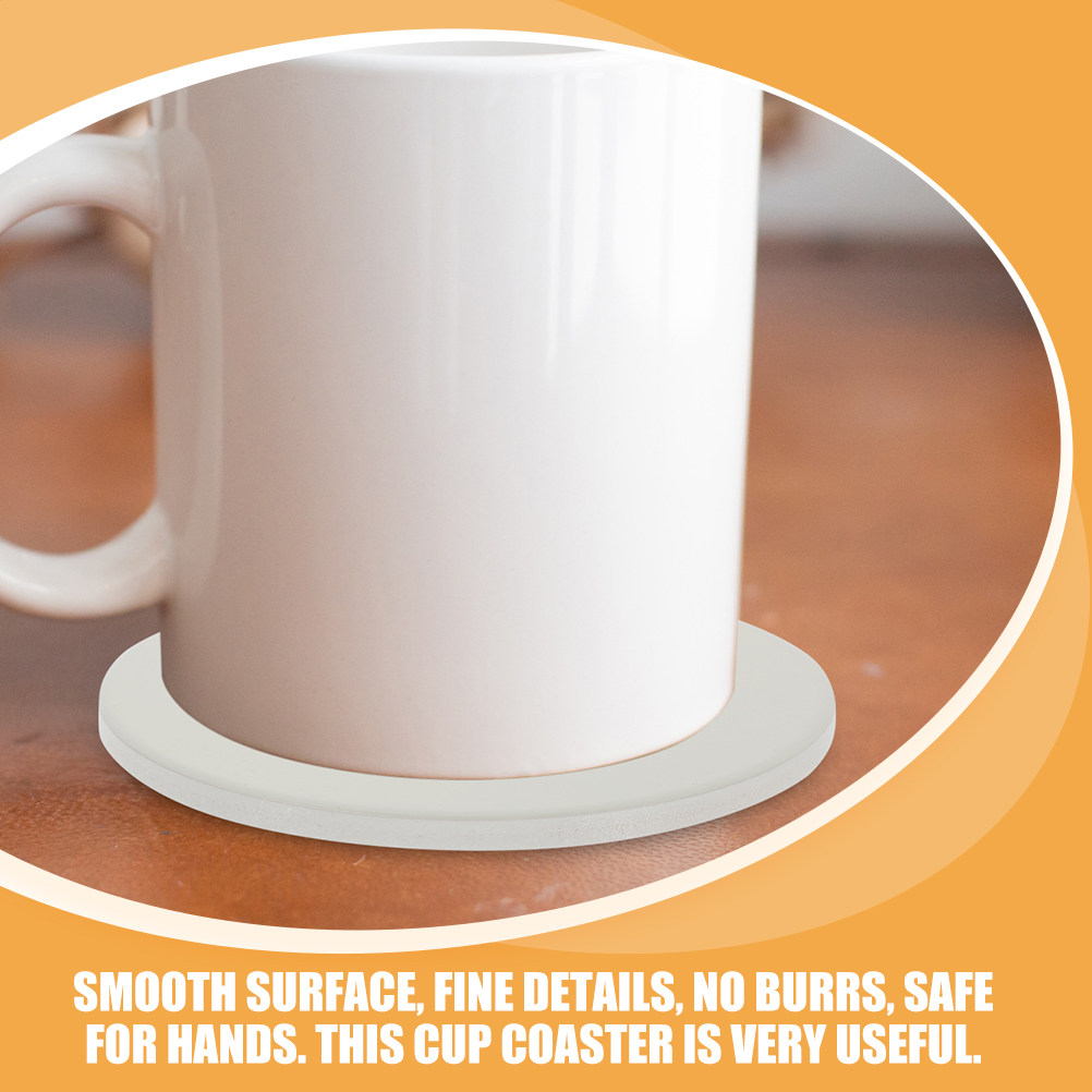 2Pcs Sublimation Blank Cup Coa - огляд і ціна Coaster Sublimation Blank
