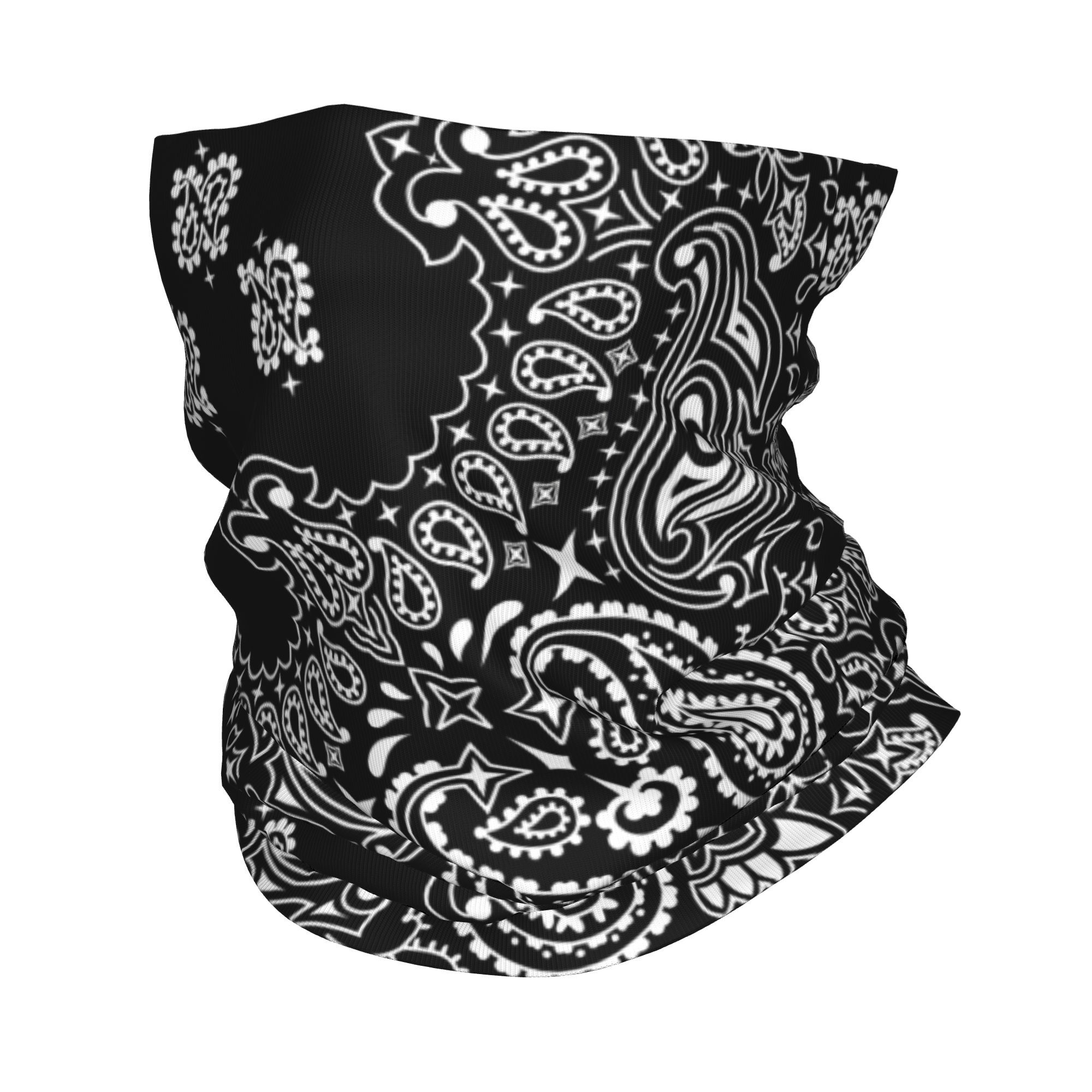 Custom Black And White Paisley - огляд і ціна Bandana Blank White