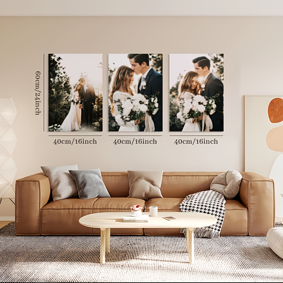 2D Flat, 3pcs 3pcs Personalize - огляд і ціна Canvas Wrap Ready