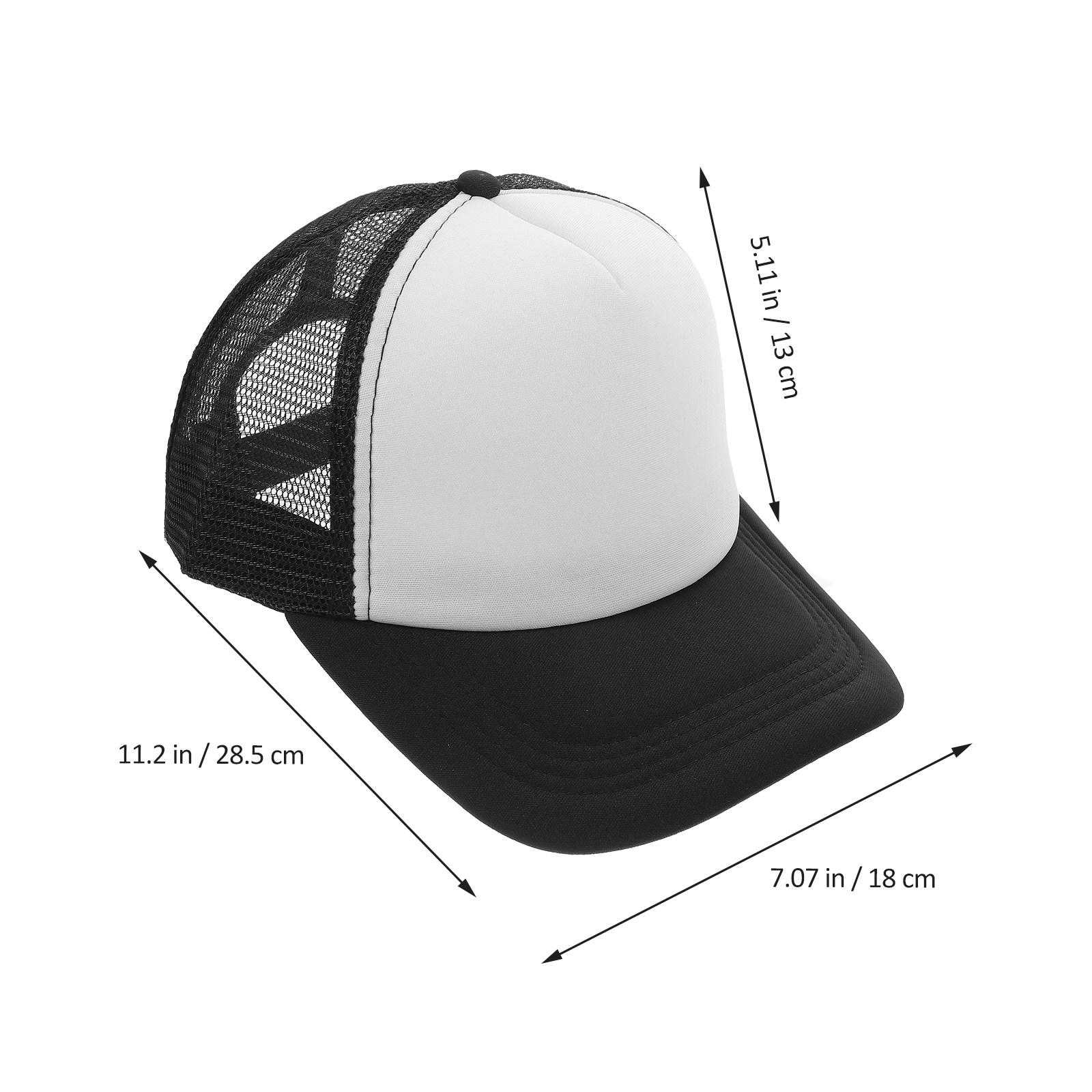 10Pcs DIY Blank Trucker Hat Me - огляд і ціна Hat Sublimation Blank