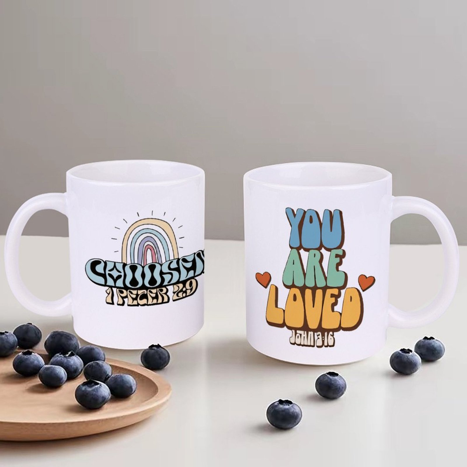 A Rainbow And A Rainbow With T - огляд і ціна Sublimation Mug White