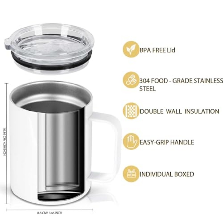 12 Oz Sublimation Coffee Mug B - огляд і ціна Sublimation Mug White