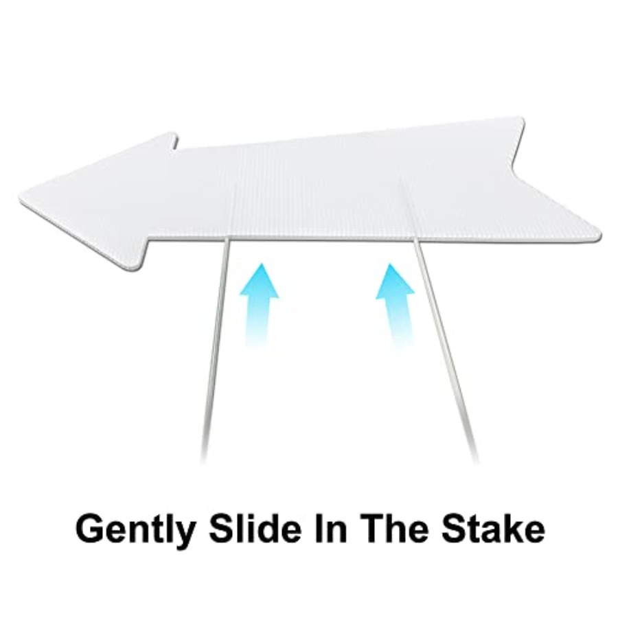 Blank Arrow Signs with Stakes  - огляд і ціна Yard Sign Blank