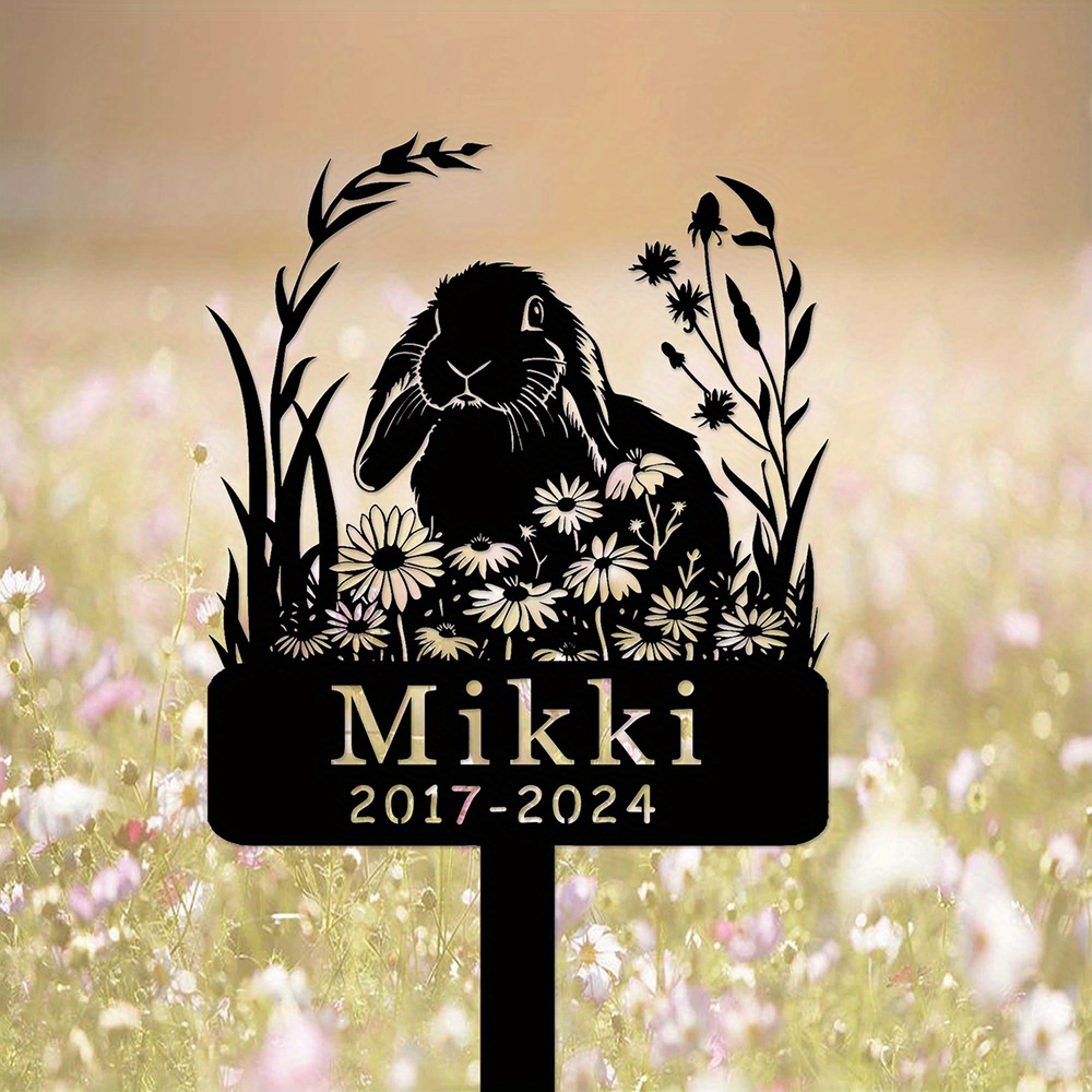 Custom Lop-Eared Rabbit Memori - огляд і ціна Yard Sign Blank