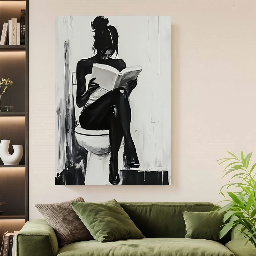 Framed 1pc Modern Abstract Wom - огляд і ціна Canvas Wrap Ready