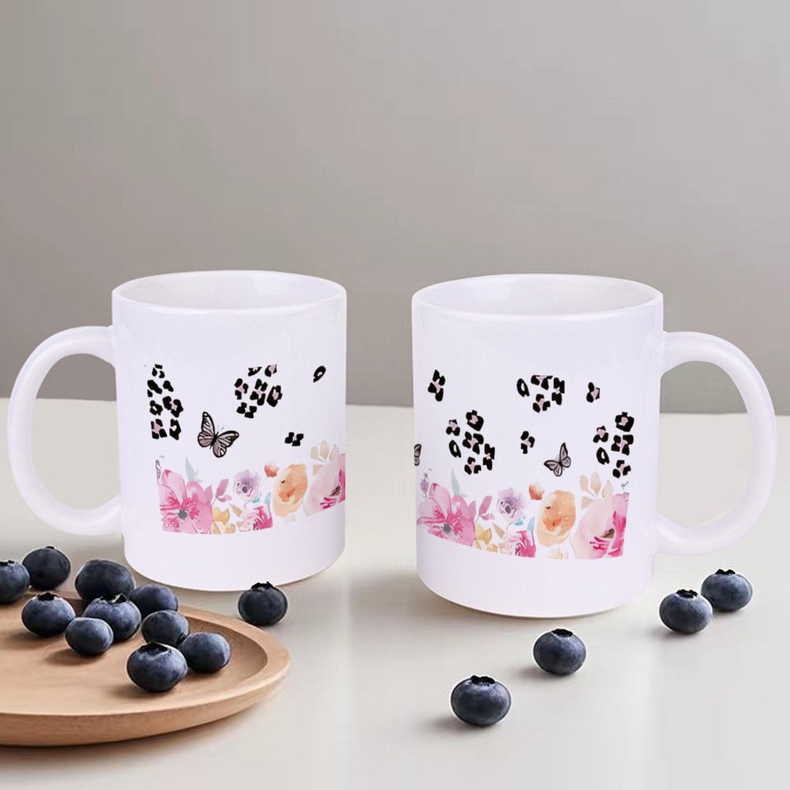 A Watercolor Painting Of Flowe - огляд і ціна Sublimation Mug White