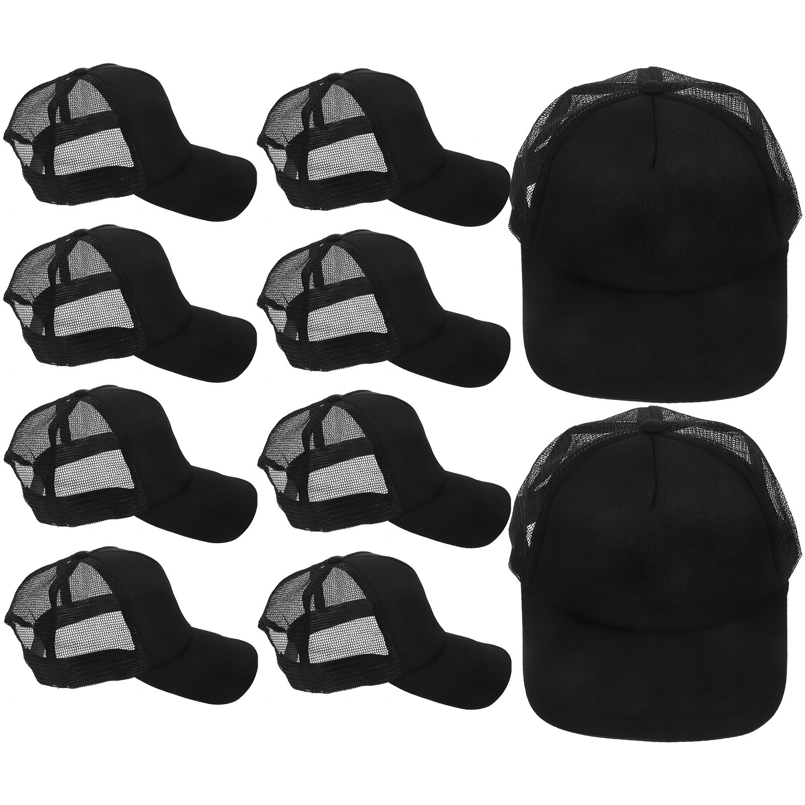 10Pcs Blank Mesh Baseball Caps - огляд і ціна Hat Sublimation Blank