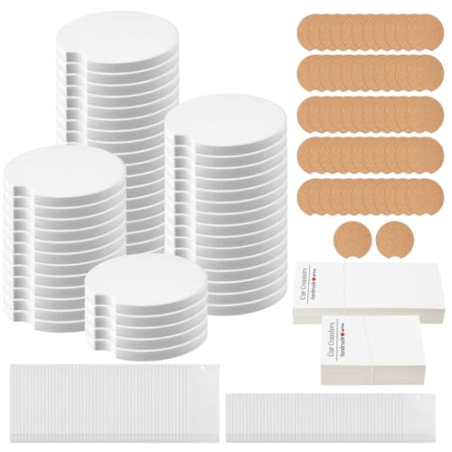 312 Pcs Ceramic Car Coasters 2 - огляд і ціна Coaster Sublimation Blank