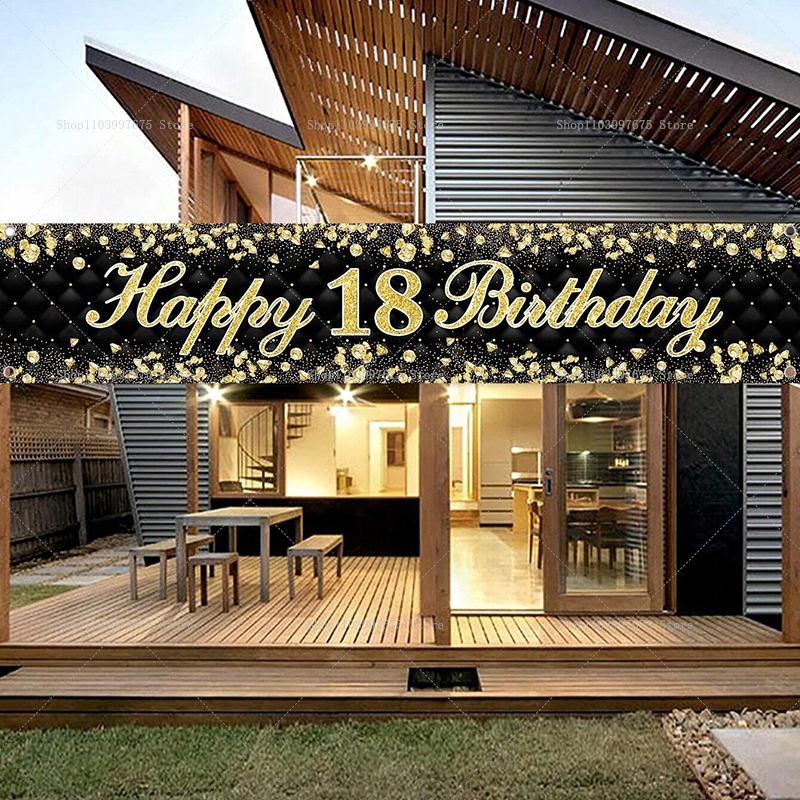 Happy 18th Birthday Banner Dec - огляд і ціна Yard Sign Blank