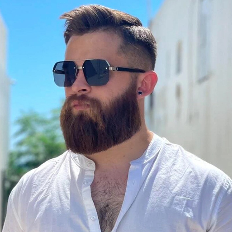 Men's Metal Sunglasses Square  - огляд і ціна Metal Photo Panel