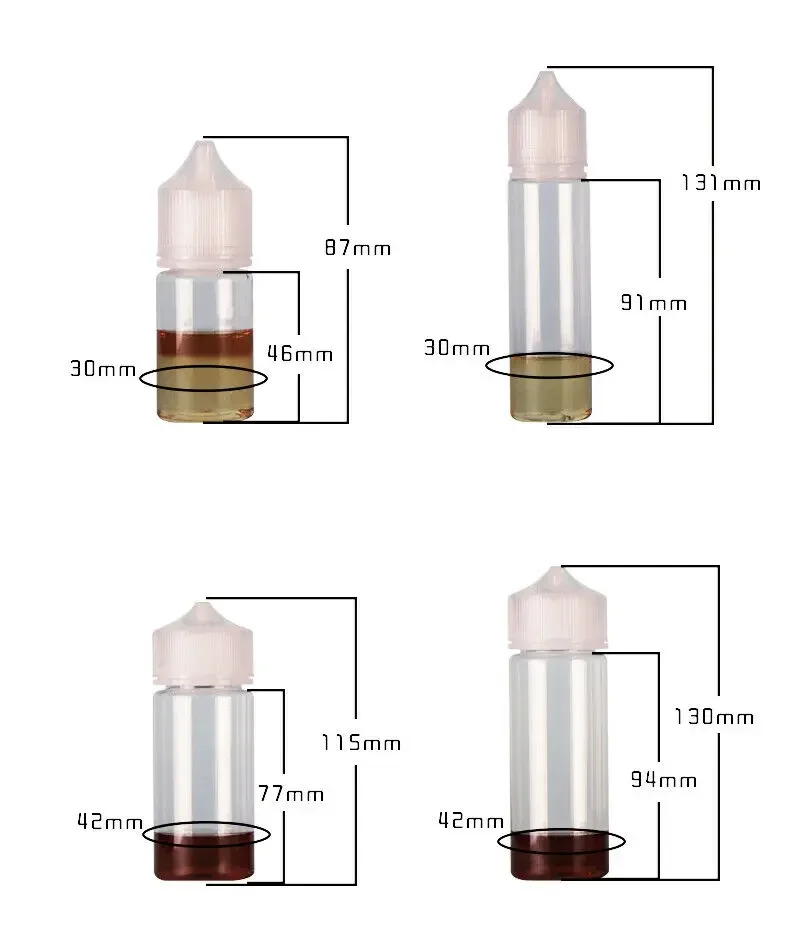 50PCS 30/60/100/120ml Empty Pl - огляд і ціна Water Bottle Blank