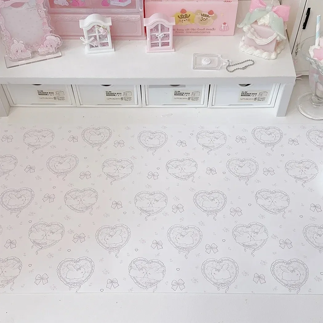 Kawaii Pink Rabbit Girl Heart  - огляд і ціна Mouse Pad Blank Sublimation