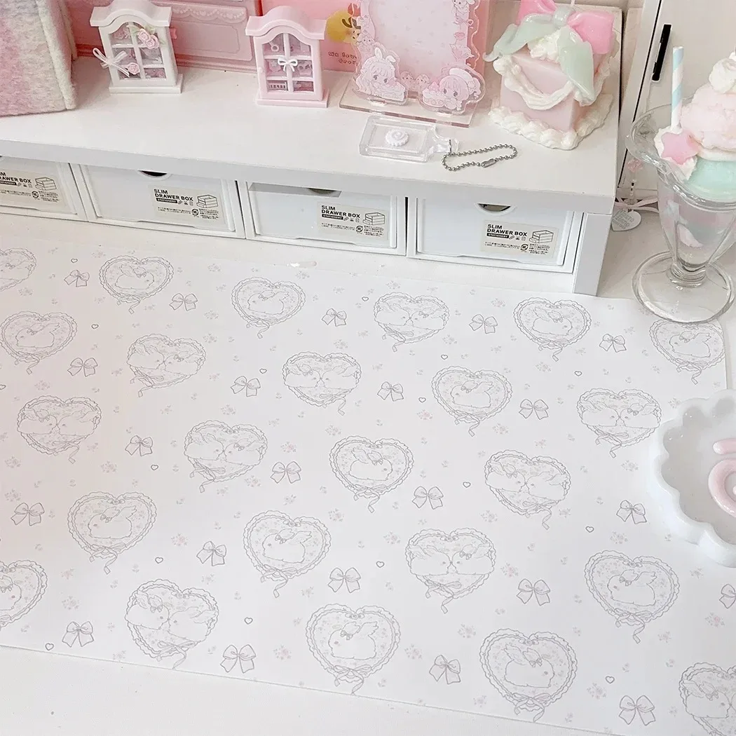 Kawaii Pink Rabbit Girl Heart  - огляд і ціна Mouse Pad Blank Sublimation