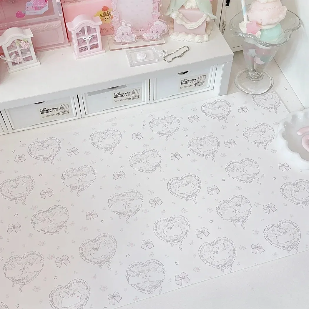 Kawaii Pink Rabbit Girl Heart  - огляд і ціна Mouse Pad Blank Sublimation