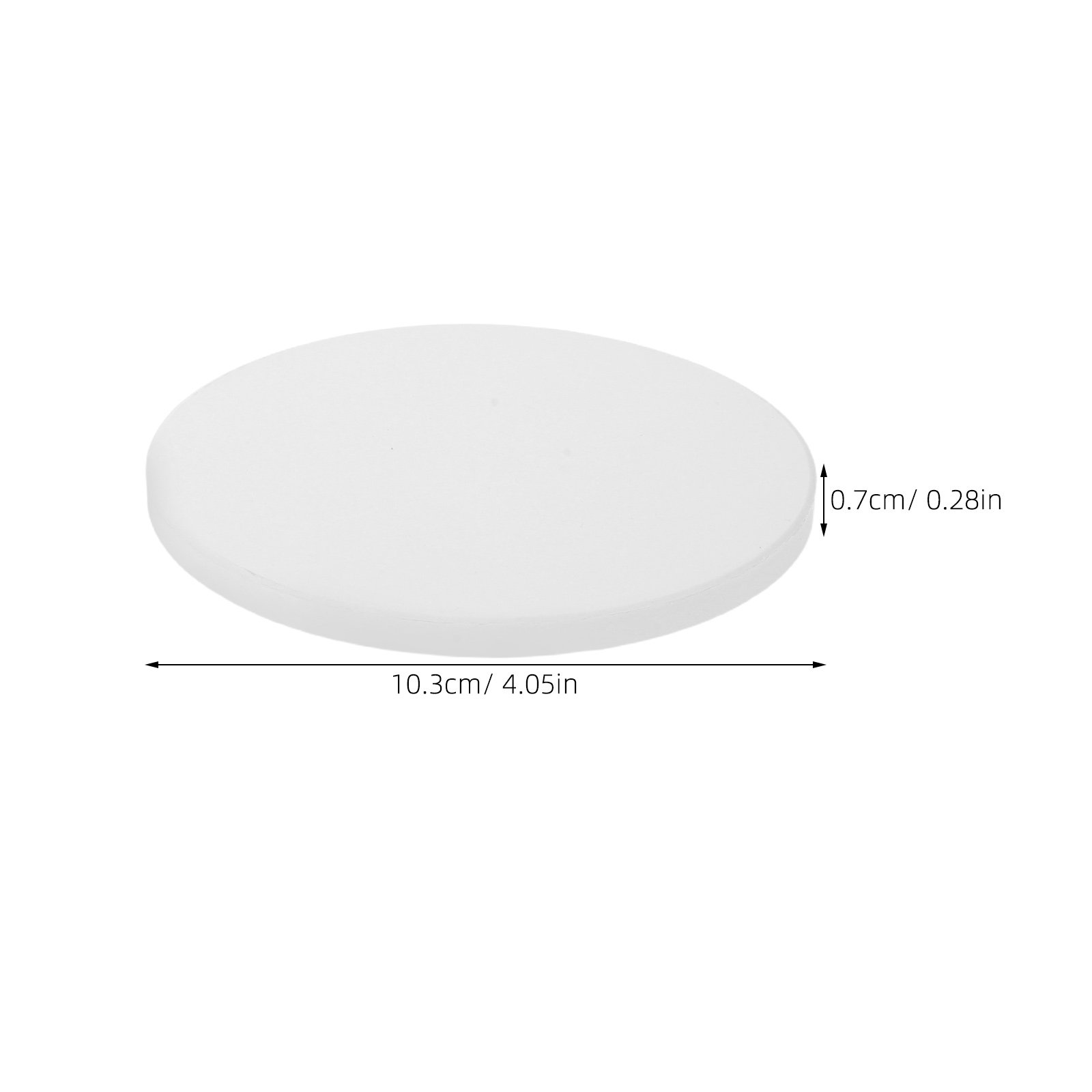 12Pcs White Round Ceramic Coas - огляд і ціна Coaster Sublimation Blank