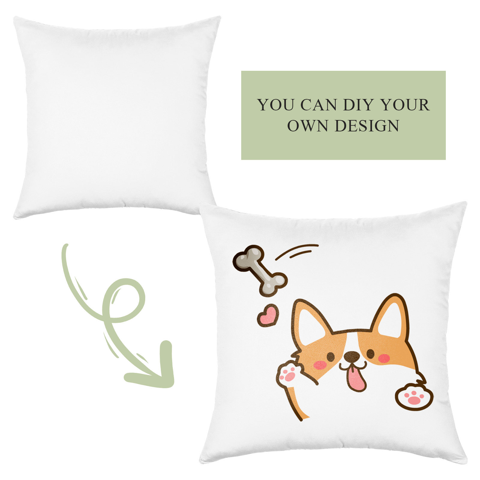 4Pcs Sublimation Pillow Cases  - огляд і ціна Pillow Cover Sublimation