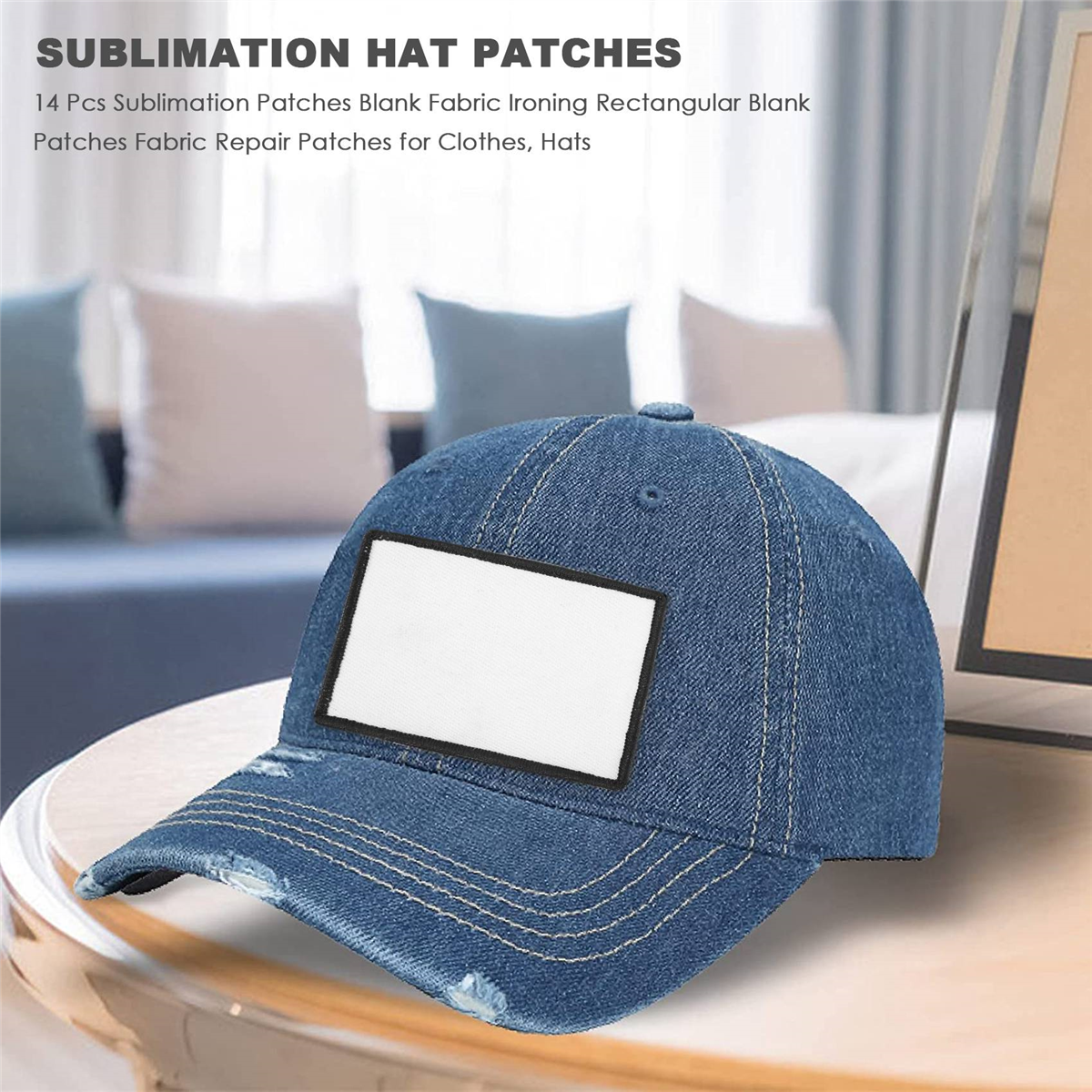 ABVA-14 Pcs Sublimation Patche - огляд і ціна Hat Sublimation Blank