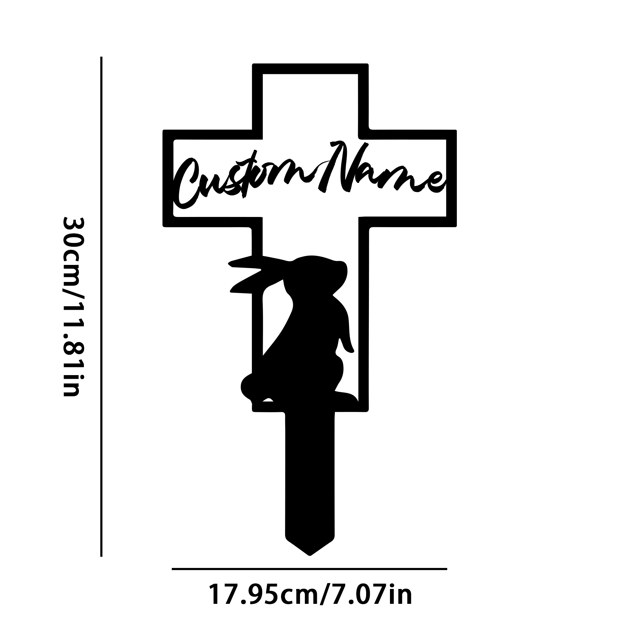 Art Deco Personalized Bunny Me - огляд і ціна Yard Sign Blank