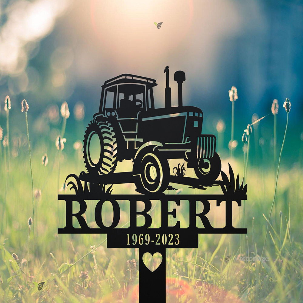 Custom Farmer Memorial Metal S - огляд і ціна Yard Sign Blank