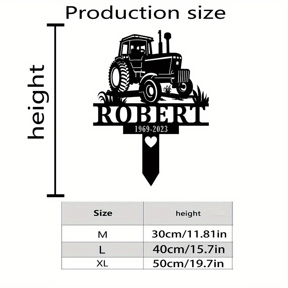Custom Farmer Memorial Metal S - огляд і ціна Yard Sign Blank