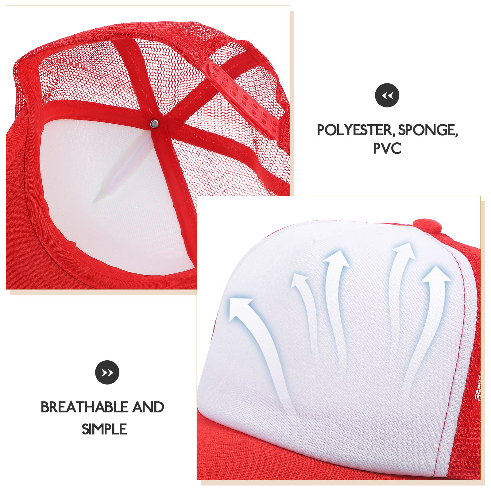 10Pcs Blank Mesh Baseball Caps - огляд і ціна Hat Sublimation Blank