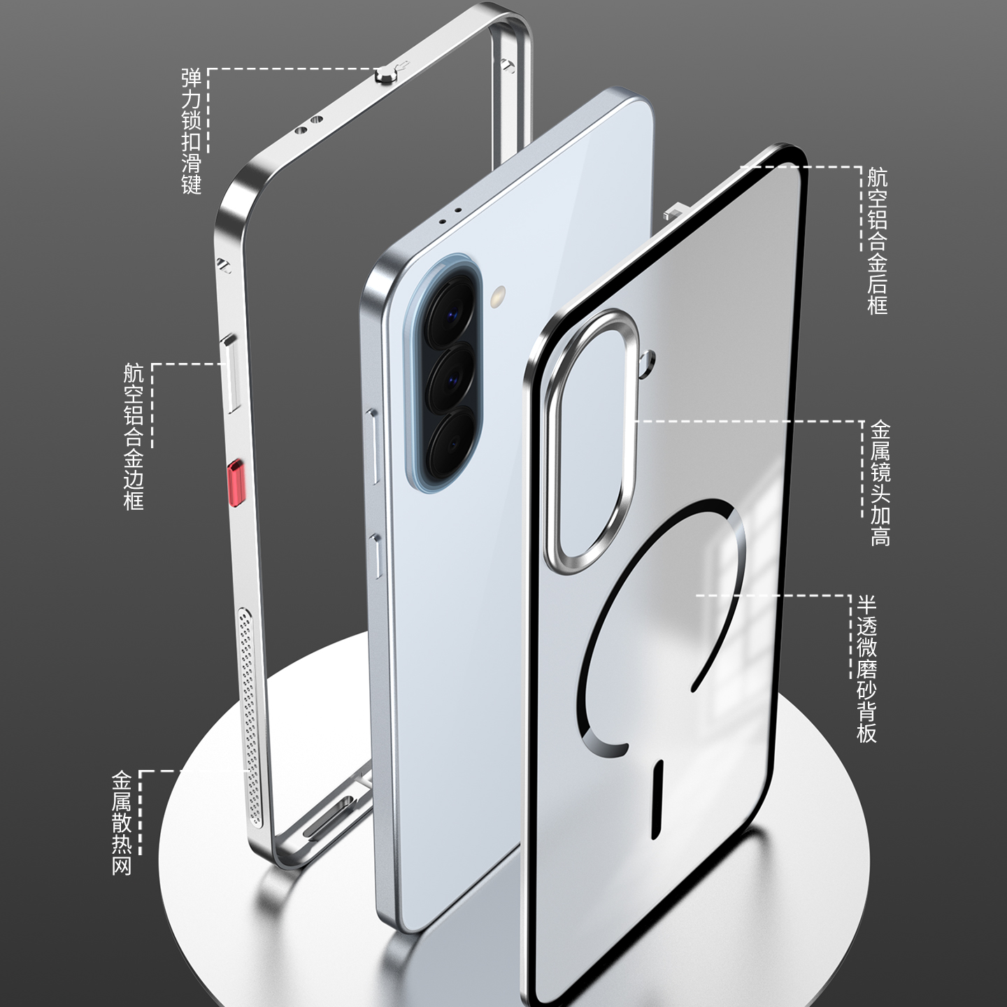 For Samsung Galaxy A57 A37 Fro - огляд і ціна Metal Photo Panel
