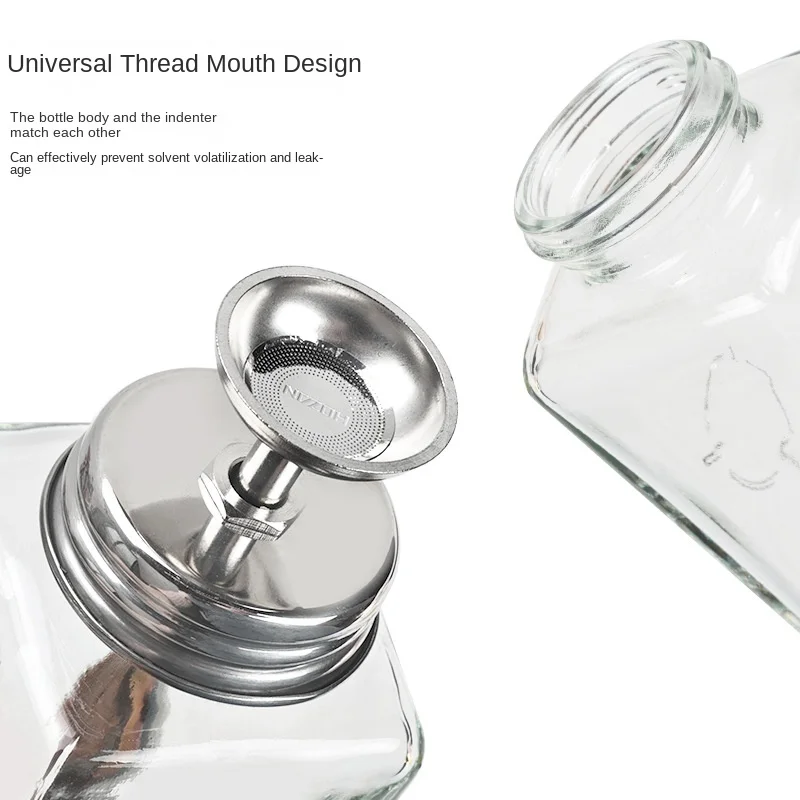 Nail glass bottle press funnel - огляд і ціна Water Bottle Blank