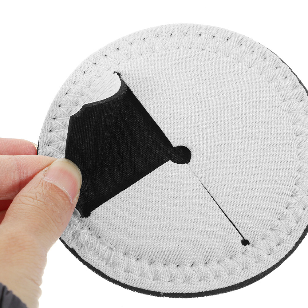 5Pcs White Round Blank Wine Gl - огляд і ціна Coaster Sublimation Blank